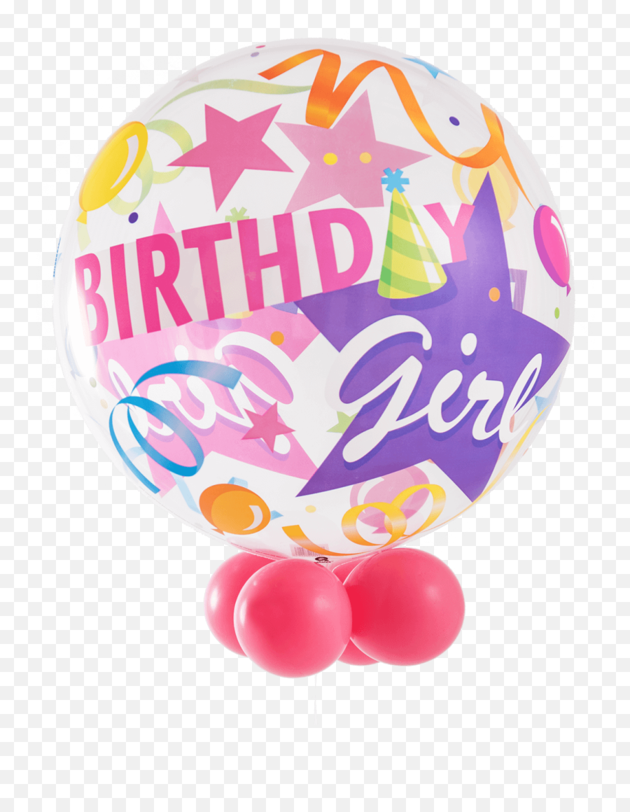 Party Hat Emoji Png - Birthday Girl Party Hat Bubble Balloon Balloon,Balloon Emoji