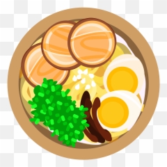 Transparent Ramen Noodles Clipart - Ramen Clipart Transparent Background Emoji,Ramen Emoji