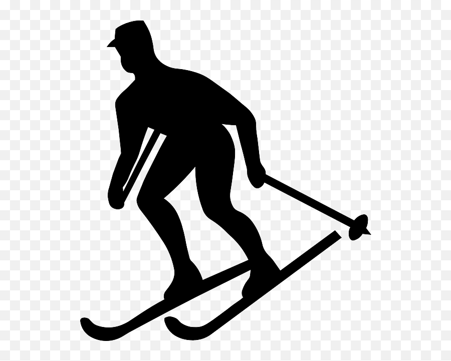 Ski Clip Snow Sport Transparent U0026 Png Clipart Free Download - Skier Silhouette Emoji,Ski Emoji