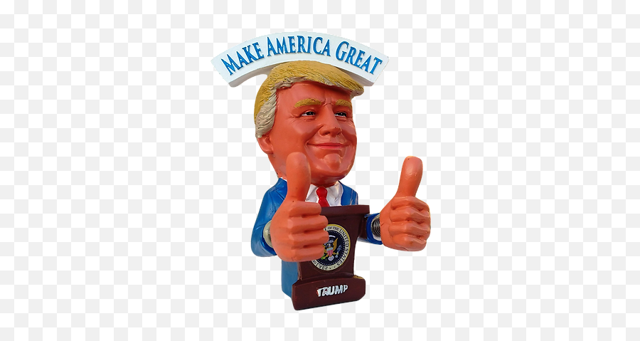 Download Hd Trump Thumbs Up Png - Donald Trump Doll Make America Great Again Emoji,Two Thumbs Up Emoji