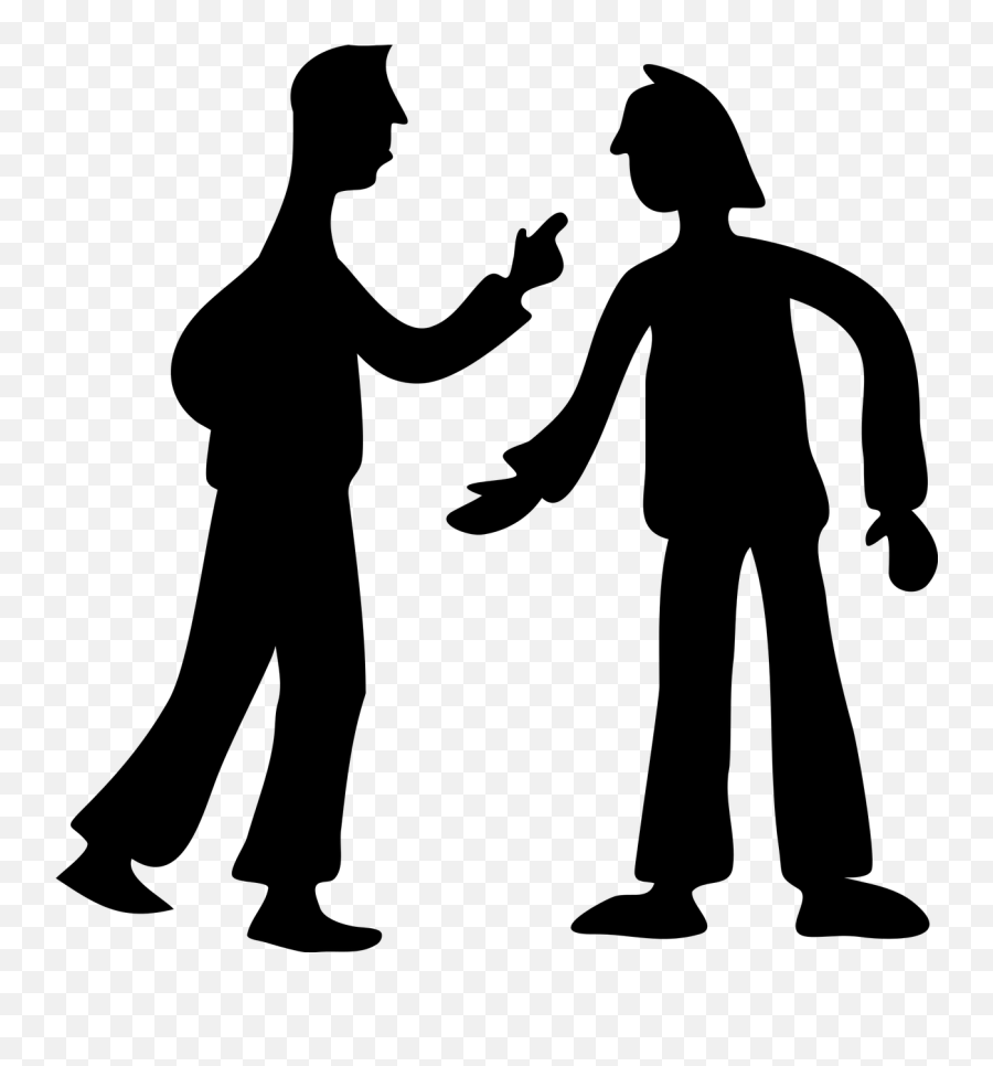 Argument Conflict Discussion Fight Human Figures - Conflict Clipart Emoji,Emoticon Meanings