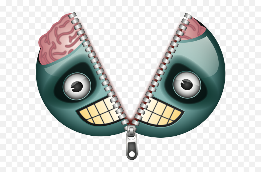 Emoji - Earrings,Zombie Emoji