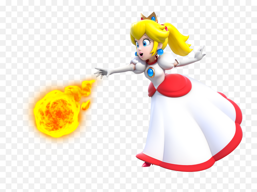 Download Hd Svg Freeuse Stock Image - Princess Peach Fire Flower Emoji,How To Draw The Fire Emoji
