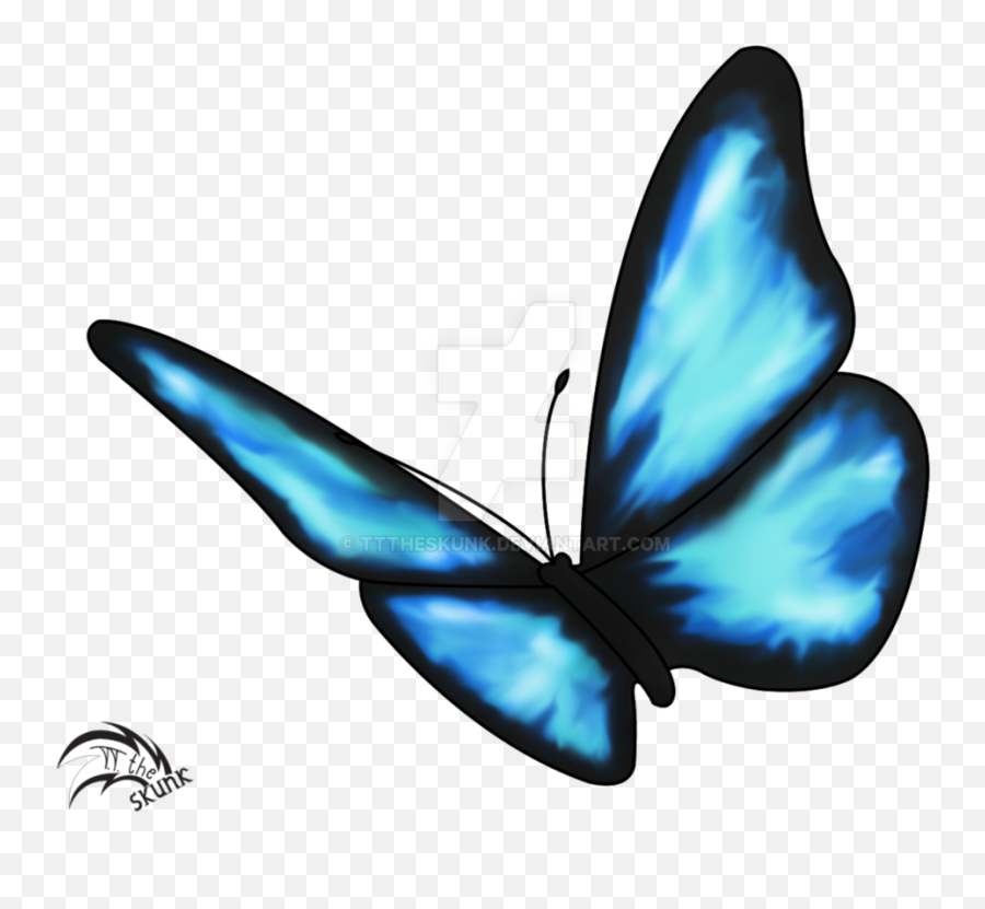Butterflies Transparent Real Life - Life Is Strange Blue Butterfly Png Emoji,Butterfly Emoji Apple