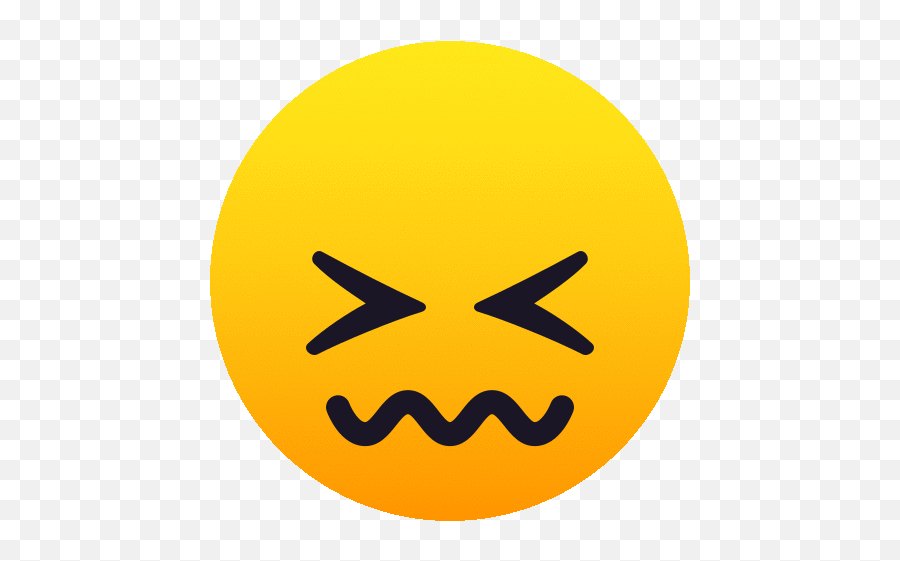 Confounded Face People Gif - Smiley Emoji,Yuck Emoji