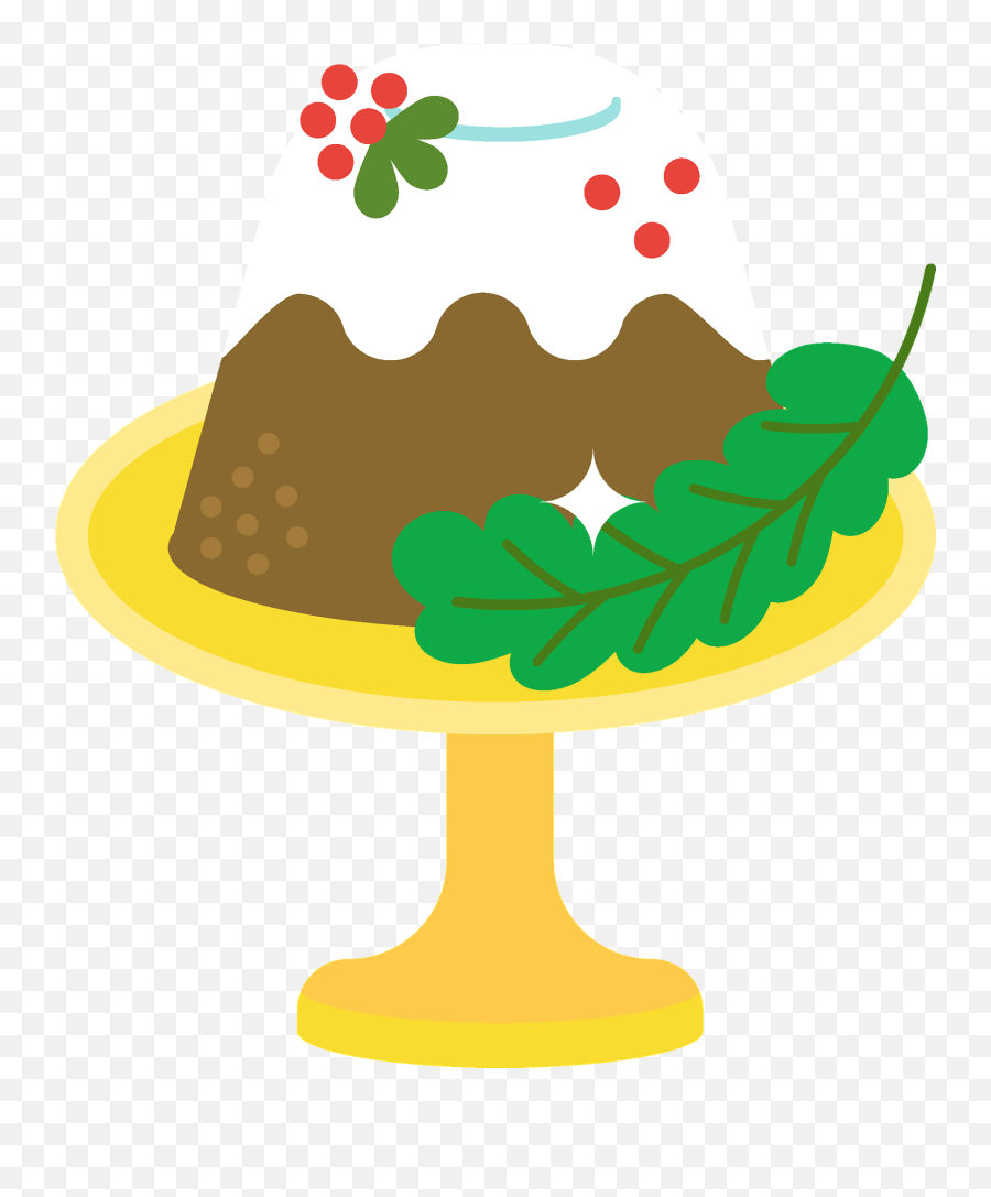 Christmas Pudding Clipart - Dish Emoji,Pudding Emoji