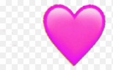 Download Pink Heart Emoji Iphone Sticker Random Remixit - Png De Emojis