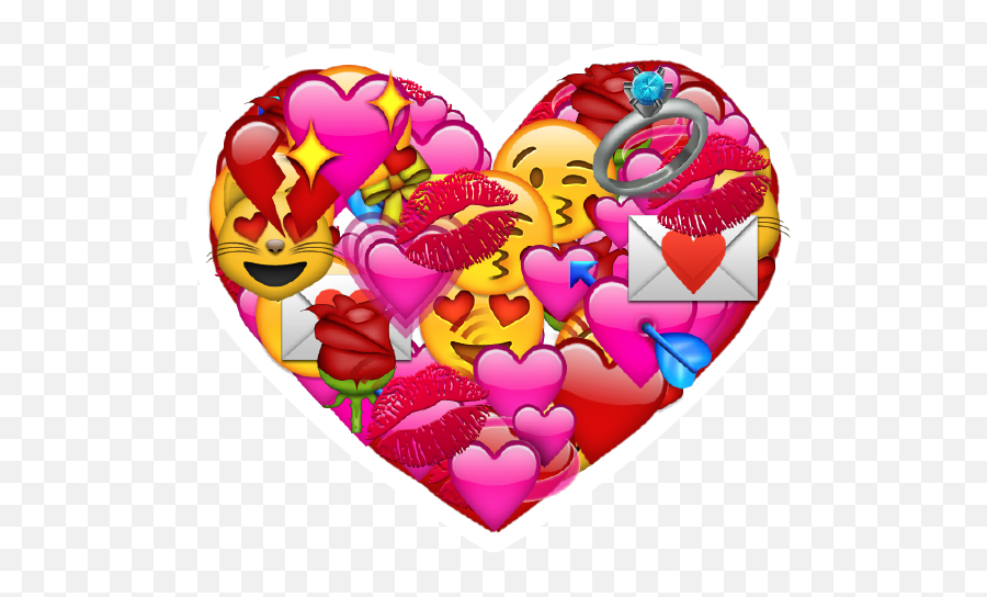 Download List Of Emoticons For Facebook - Alot Of Hearts Emojis,List Of Emoticons