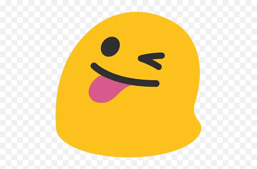 Telegram Sticker - Android Tongue Out Emoji,Emoji For