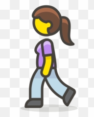 Woman Walking Free Icon Of 780 Vector Emoji - Girl