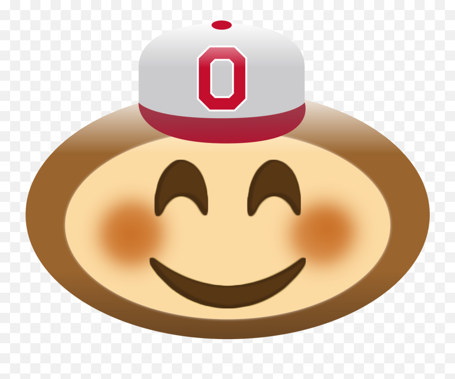 Brutus Emoji - Ohio State Buckeyes Football,Nut Emoji