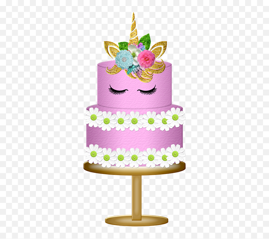 Unicorn Cake Pink - Unicorn Emoji,Unicorn Emoji Cake