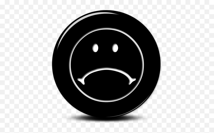 Amazing Collection Of Black Smileys - Smiley Emoji,Black Smiley Face Emoji