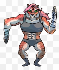 Turbo Trigresses From Muscle Mesa - Cartoon Emoji