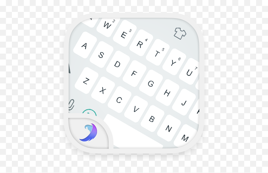White Smoke Emoji Keyboard - Computer Keyboard,White Emoji Keyboard