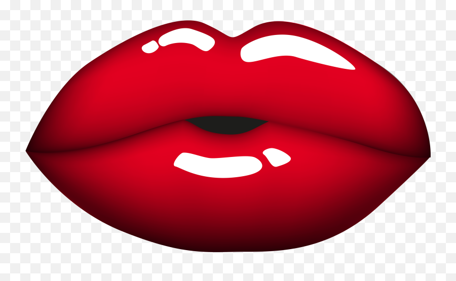 Pin - Red Lips Clipart Png Emoji,Lip Licking Emoji