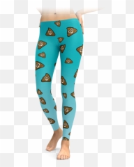 Poop Emoji Leggings - Chrisyam Leggings,Namaste Emoji