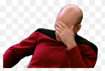 Picard Startrek Tng Nextgeneration - Dumb Fun Facts Emoji,Star Trek Hand Emoji