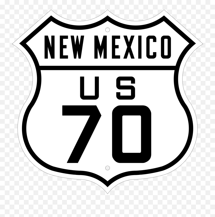 Us 70 New Mexico 1926 - Route 66 Emoji,New Mexico Emojis