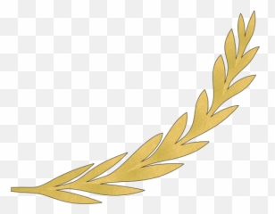 Olive Branch In Gold - Vector Emoji