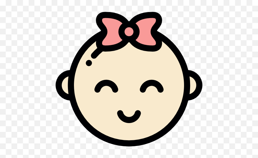 Baby Face Icon At Getdrawings - Baby Icon Png Emoji,Baby Girl Emoji