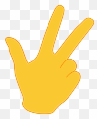 Hand Clip Uses Picture - Run Hide Tell Hand Emoji,Open Hands Emoji