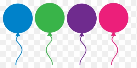 Free Birthday Balloons Clipart For - Single Emoji