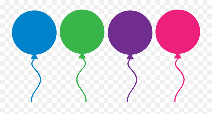 Free Birthday Balloons Clipart For - Single Balloons Clipart Emoji,Birthday Signs Emoji