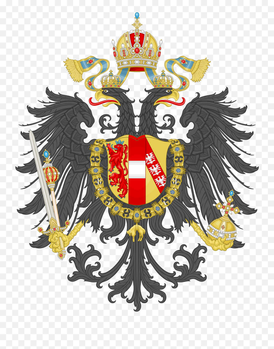 History Of Austria - Coat Of Arms Of The Austrian Empire Emoji,Poorly Drawn Thinking Emoji