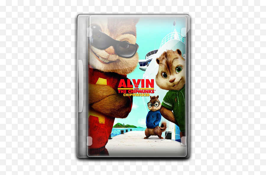 Alvin And The Chipmunks 3 V5 Icon English Movies 3 Iconset - Alvin And The Chipmunks Jay Z Emoji,Chipmunk Emoji