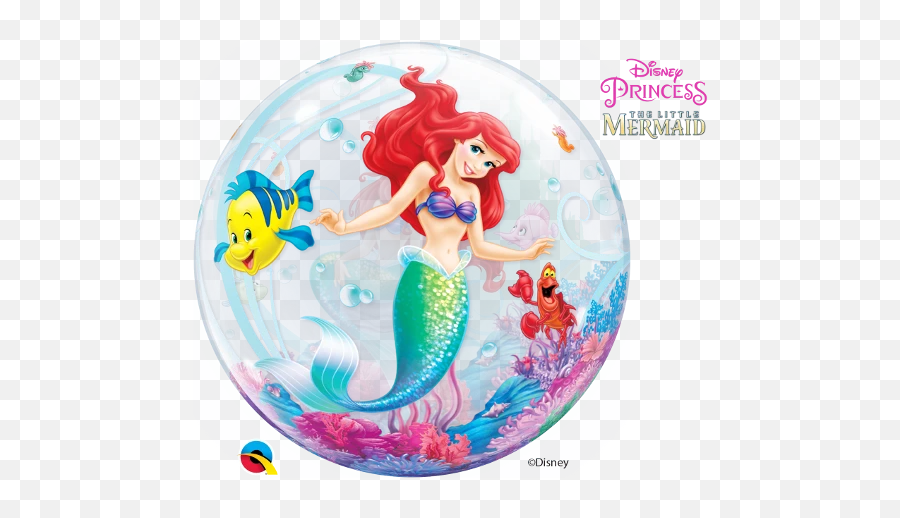 Little Mermaid Ariel Disney Princess - Disney Princess Orbz Balloon Emoji,Little Mermaid Emoji