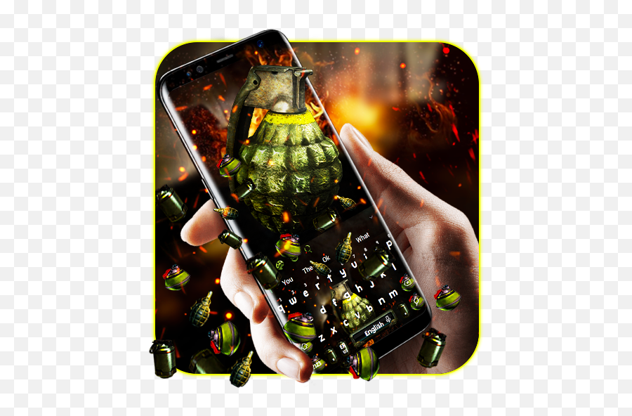 Grenade Gravity Keyboard Theme - Aplikacionet Në Google Play Illustration Emoji,Grenade Emoji