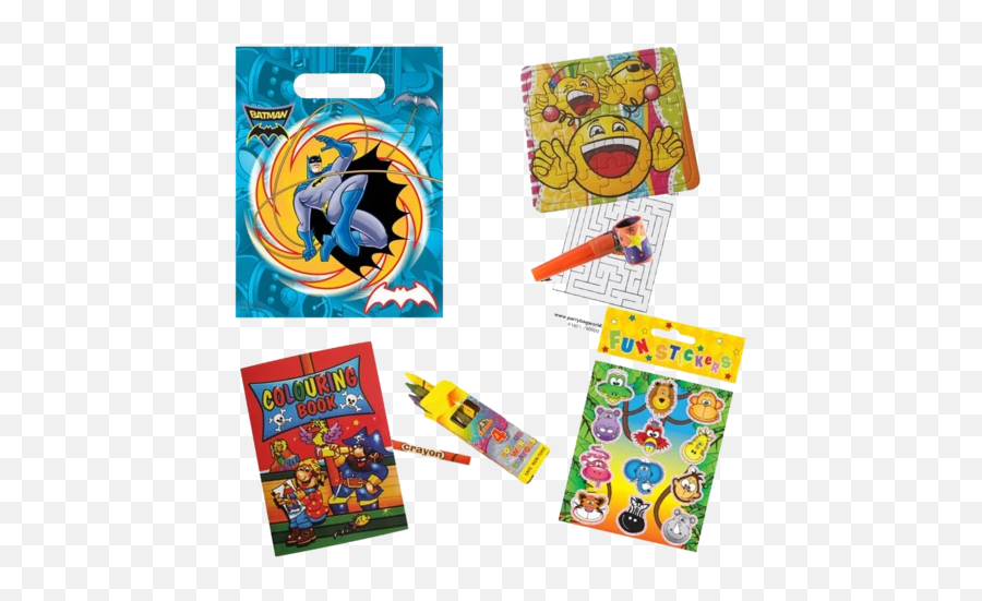 Boys Pre Filled Party Bags - Hassle Free Party Supplies Bag Emoji,Emoji Party Set