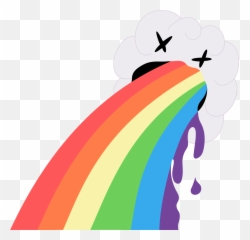 Rainbow Barf Rain Dead Cloud Snapchat - Rainbow Vomit Png Emoji,Barfing Rainbow Emoji
