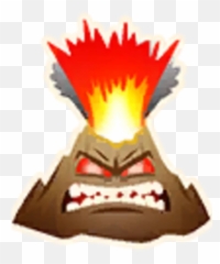 Angry Volcano - Angry Volcano Emoji,Volcano Emoji