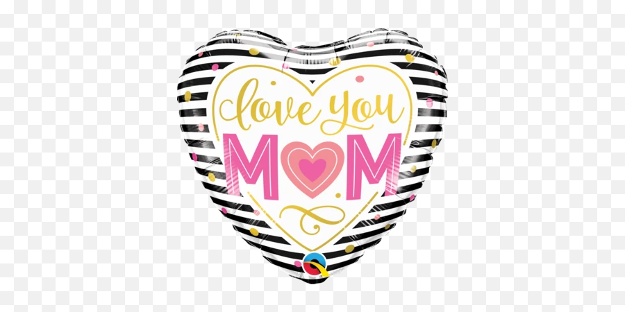 Love Foil Balloons U2013 Tagged Love Foil Balloons - Standard Qualatex Mothers Day Balloons Emoji,Emoji Enamorado