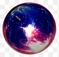 Magic Orb Ball Circle Galaxy Sticker - Png Emoji