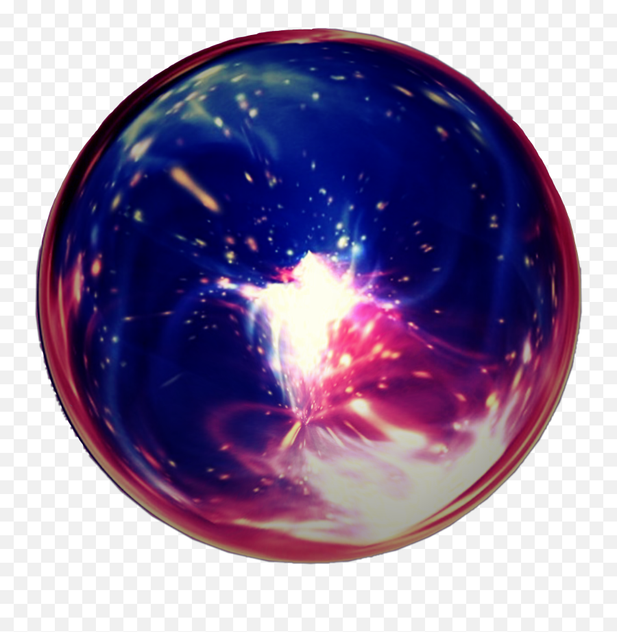 Magic Orb Ball Circle Galaxy Sticker - Orb Png Emoji,Magic Ball Emoji