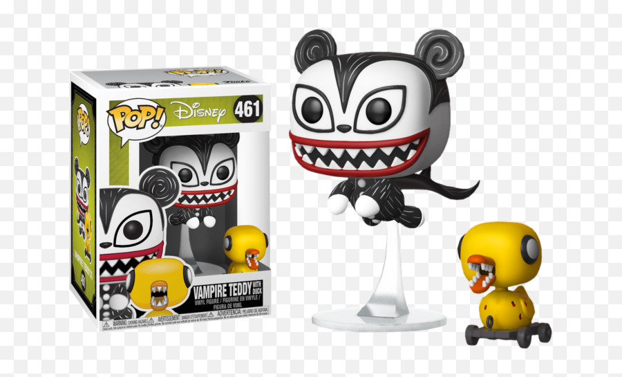 The Nightmare Before Christmas - Vampire Teddy With Duck Pop Vinyl Figure Funko Pop The Nightmare Before Christmas Emoji,Vampire Emoticon