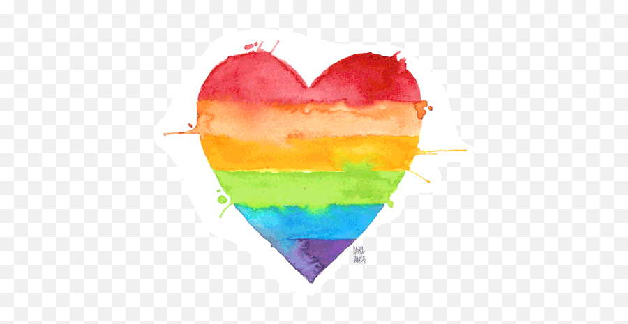Rainbow Hearts Gif Images - Rainbow Valentines Gif Emoji,Moving Heart Emoji