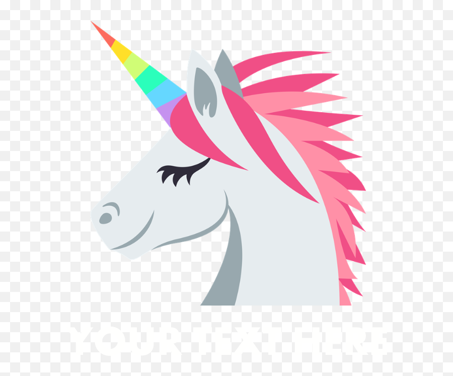 Emoji Unicorn Personalized Womens Dark Womens Classic T - Unicorns Rainbows,Emojione
