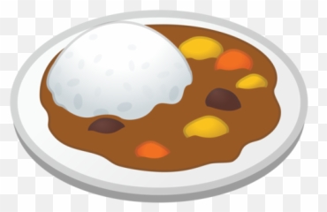 Curry Rice Emoji - Japanese Curry Rice Cartoon,Asian Emoji