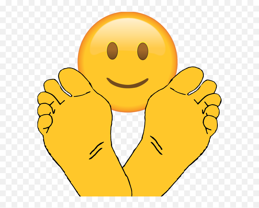 Emoji Feet - Smiley,Foot Emoji