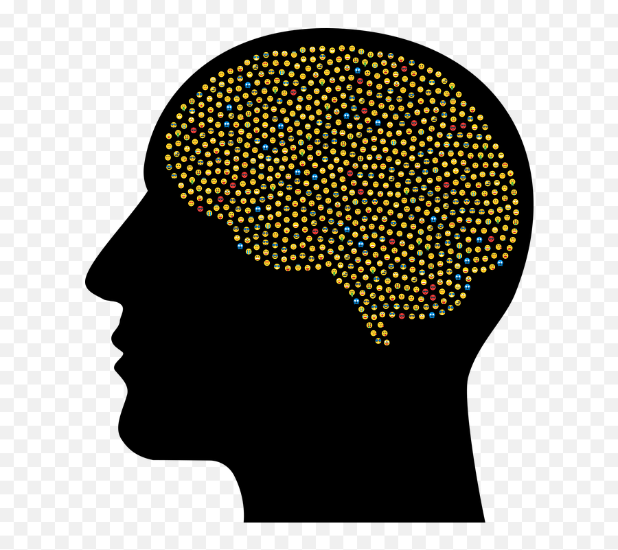 Brain Emoji Psychology - Psychology Mind,Thinking Emoji