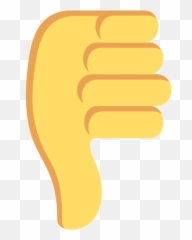 Emojione 1f44e - Thumbs Down Discord