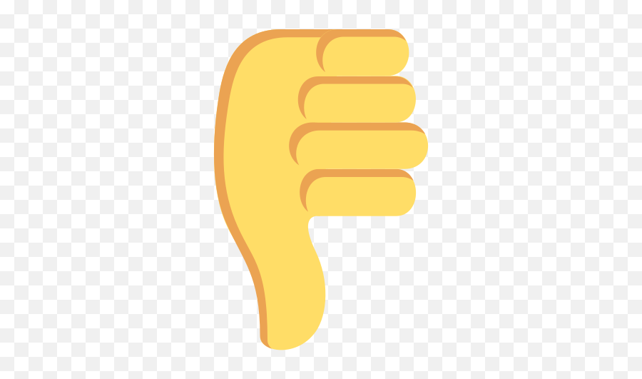 Emojione 1f44e - Thumbs Down Emoji Discord,Gang Sign Emoji