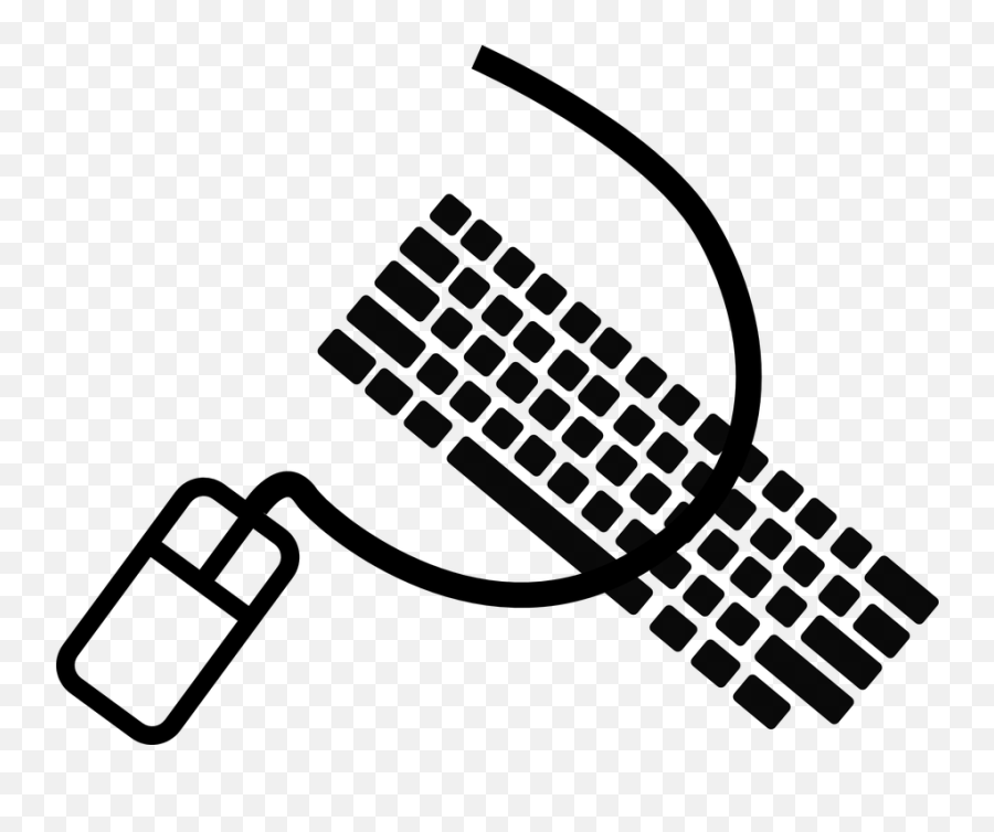 Keyboard Mouse - Keyboard And Mouse Clip Art Emoji,Classic Emoji Keyboard