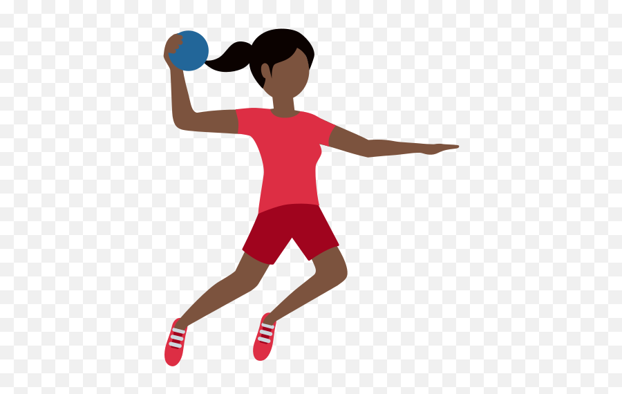 Dark Skin Tone - Emoji Handball,Athlete Emoji