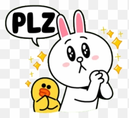 Plz - Sticker Line Png Download Emoji,Korean Emoji