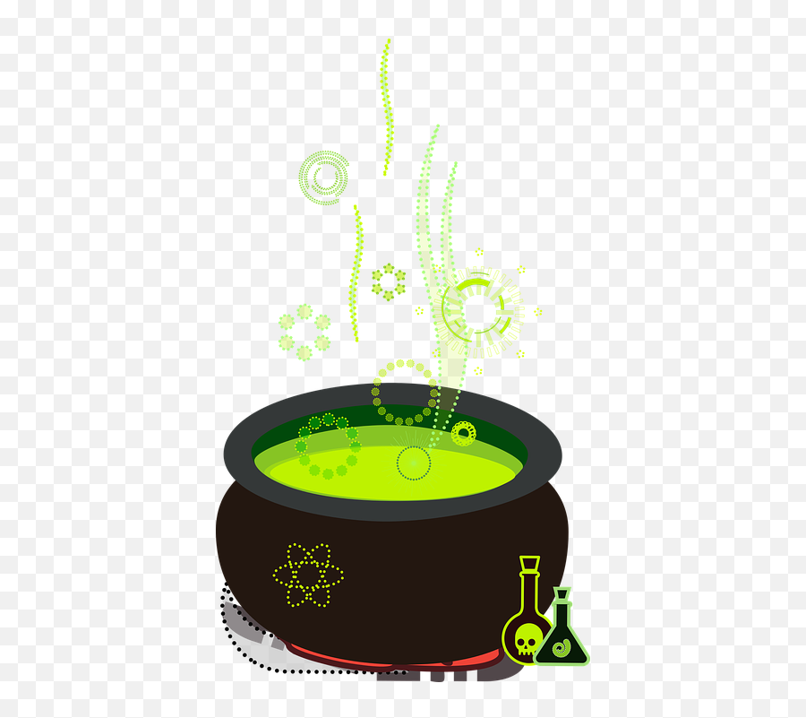 Graphic Cauldron Witch - Illustration Emoji,Record Player Emoji